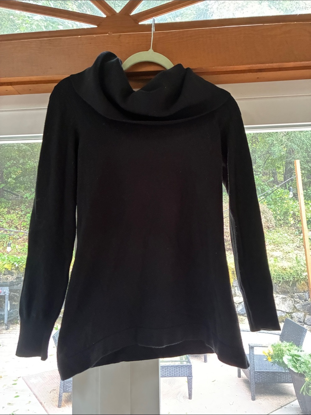 French Connection Black Cowl Neck Women's Sweater